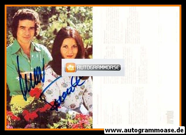 Autogramme Schlager | Renate + Werner LEISMANN | 1970er "Heimatabend" (Ariola)