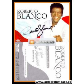 Autogramm Schlager | Roberto BLANCO | 2003 "E Viva La Musica" (Portrait Color Tyrolis)