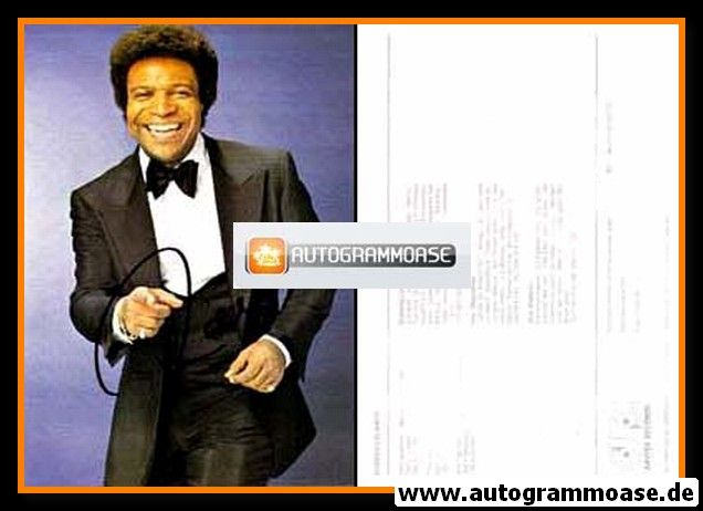 Autogramm Schlager | Roberto BLANCO | 1982 "Wer Gewinnt" (Portrait Color Jupiter) 1