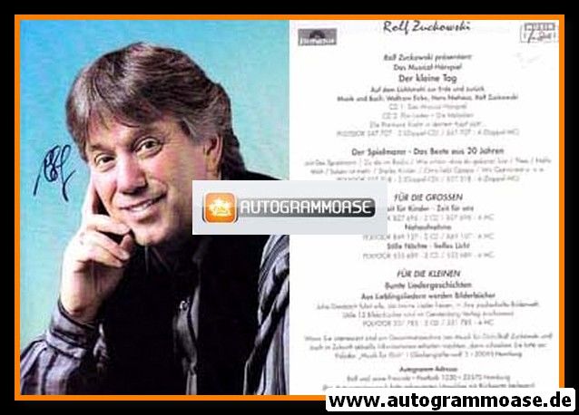 Autogramm Kindermusik | Rolf ZUCKOWSKI | 1999 "Der Kleine Tag" (Portrait Color Polydor)