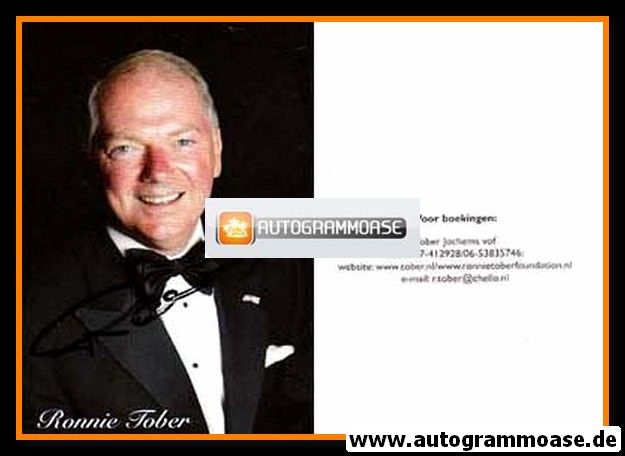 Autogramm Musik | Ronnie TOBER | 2000er (Portrait Color)