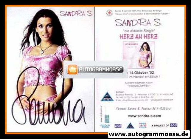 Autogramm Schlager | ANTONIA AUS TIROL | 2002 "Herz An Herz" als Sandra S.