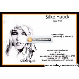 Autogramm Pop | Silke HAUCK | 1997 "Diese Nacht"
