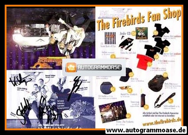 Autogramme Rock | THE FIREBIRDS | 2010er (Portrait Color)