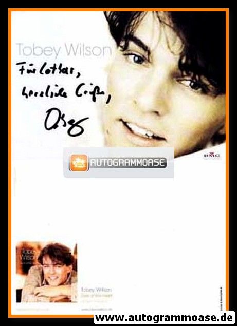 Autogramm Pop | Tobey WILSON | 2003 "Eyes Of The Heart" (BMG)