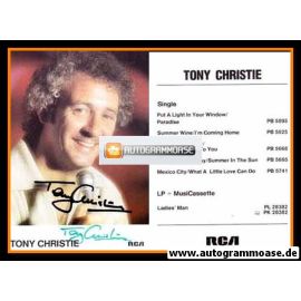 Autogramm Rock (UK) | Tony CHRISTIE | 1980 "Ladies Man" (RCA)