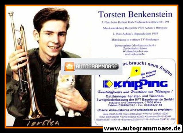 Autogramm Volksmusik | Torsten BENKENSTEIN | 1990er (Portrait Color)
