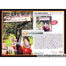 Autogramme Volksmusik | URSPRUNG BUAM | 2012 "Adam & Eva" (Gruppenbild Color Sony)
