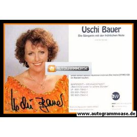 Autogramm Volksmusik | Uschi BAUER | 2004 "Winterzeit" (Eastwest)