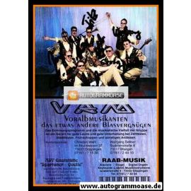 Autogramme Volksmusik | VORALBMUSIKANTEN | 2000er (Portrait Color)