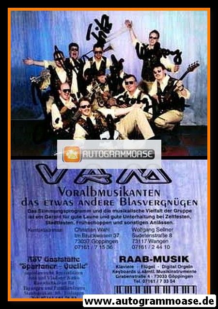 Autogramme Volksmusik | VORALBMUSIKANTEN | 2000er (Portrait Color)