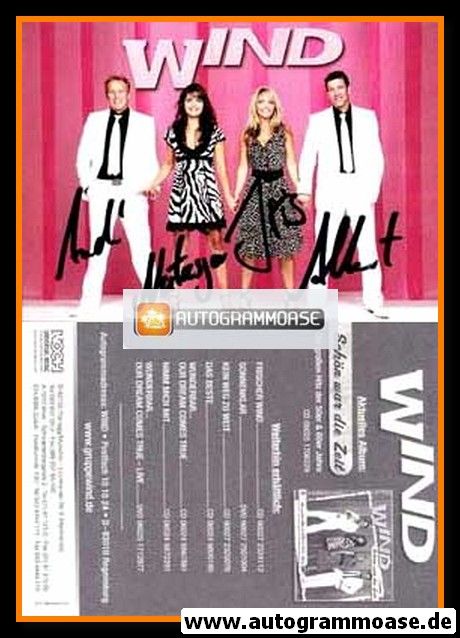 Autogramme Schlager | WIND | 2007 "Schön War Die Zeit" (Gruppenbild Color Koch)