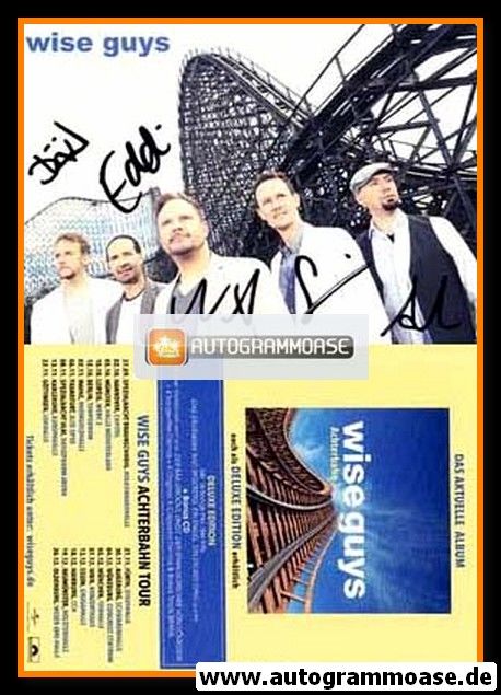 Autogramme Pop | WISE GUYS | 2014 "Achterbahn" (Polydor)
