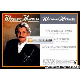 Autogramm Volksmusik | Wolfgang HERRMANN | 1996 "Lieder Die Mein Leben Schreibt" (Portrait Color Koch)