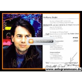 Autogramm Schlager | Wolfgang ZIEGLER | 2001 "Verdammt" (Portrait Color ZYX)