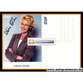 Autogramm TV | DSF | Sabine KÖHNE | 1990er (Portrait Color)