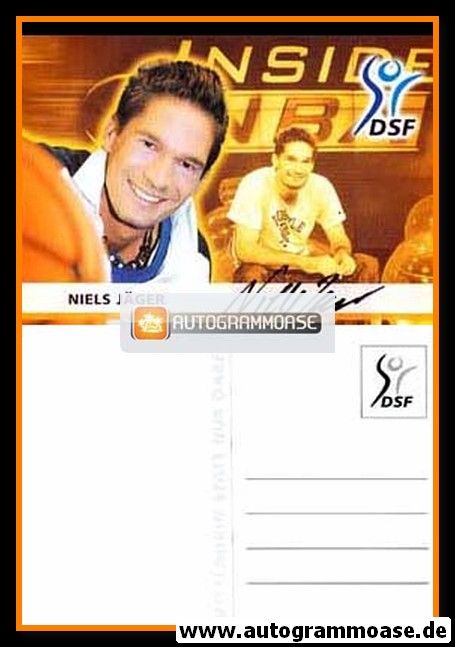 Autogramm TV | DSF | Niels JÄGER | 1990er (Portrait Color)