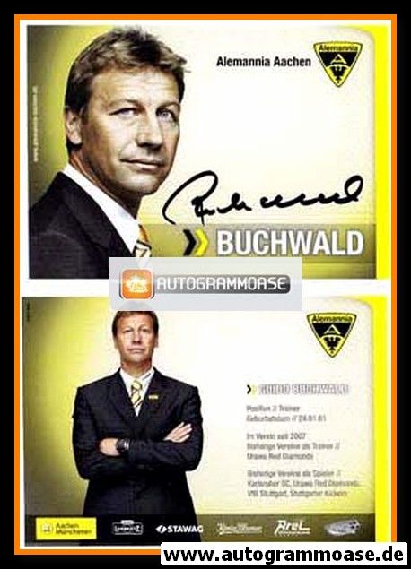 Autogramm Fussball | Alemannia Aachen | 2007 | Guido BUCHWALD