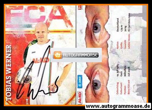 Autogramm Fussball | FC Augsburg | 2013 | Tobias WERNER