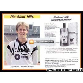 Autogramm Fussball | Blau-Weiss 90 Berlin | 1990 | Jürgen HALLER