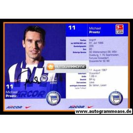 Autogramm Fussball | Hertha BSC Berlin | 2002 | Michael PREETZ