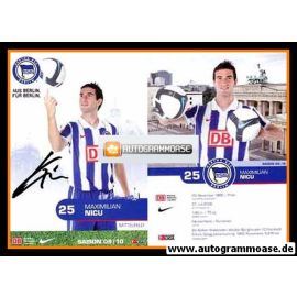 Autogramm Fussball | Hertha BSC Berlin | 2009 | Maximilian NICU