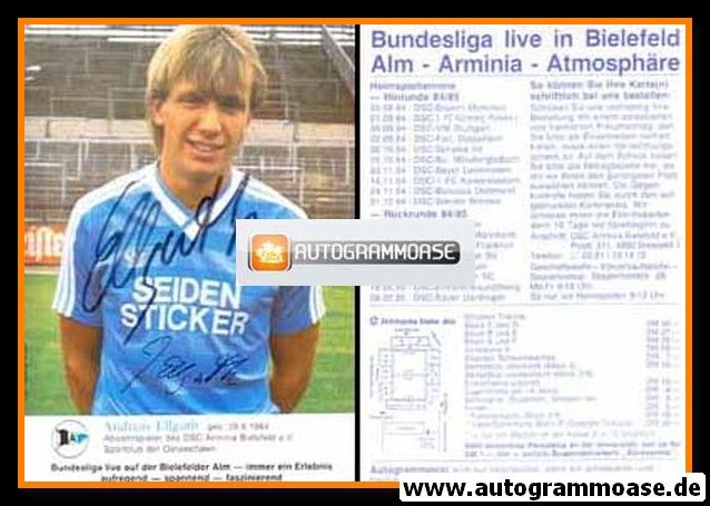 Autogramm Fussball | DSC Arminia Bielefeld | 1984 | Andreas ELLGUTH