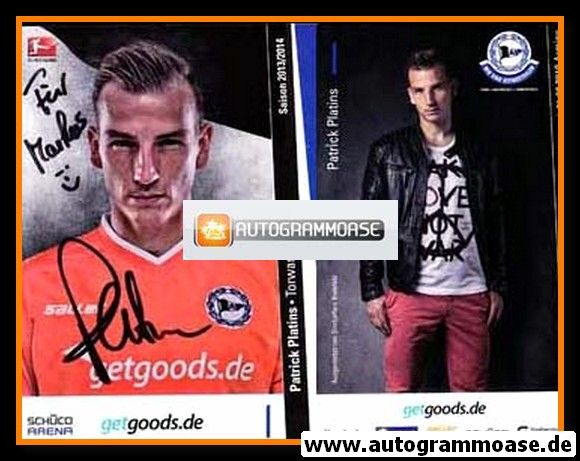 Autogramm Fussball | DSC Arminia Bielefeld | 2013 | Patrick PLATINS
