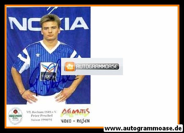 Autogramm Fussball | VfL Bochum | 1990 | Peter PESCHEL