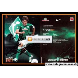 Autogramm Fussball | SV Werder Bremen | 2013 | Clemens FRITZ