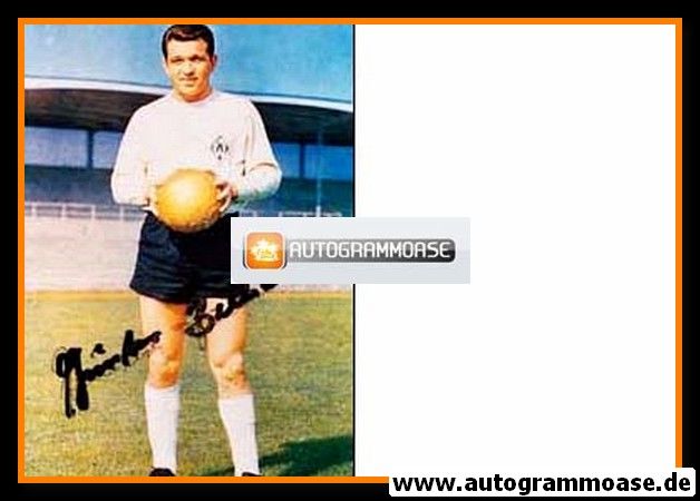 Autogramm Fussball | SV Werder Bremen | 1960er Foto | Günther BERNARD (Portrait Color)