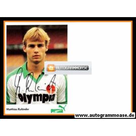 Autogramm Fussball | SV Werder Bremen | 1983 | Matthias RULÄNDER