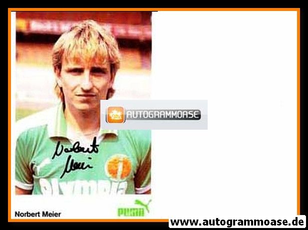 Autogramm Fussball | SV Werder Bremen | 1983 | Norbert MEIER
