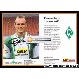 Autogramm Fussball | SV Werder Bremen | 1996 | Bernd HOBSCH