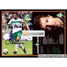Autogramm Fussball | SV Werder Bremen | Retro 2000er | Frank BAUMANN (Ehrenspielführer)