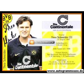 Autogramm Fussball | Borussia Dortmund | 1990er Continentale | Theo SCHNEIDER