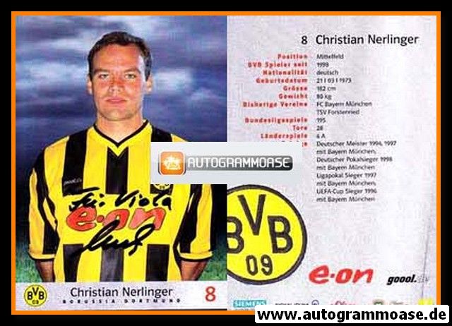 Autogramm Fussball | Borussia Dortmund | 2000 | Christian NERLINGER