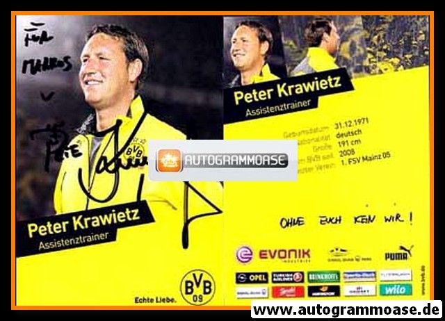 Autogramm Fussball | Borussia Dortmund | 2013 | Peter KRAWIETZ