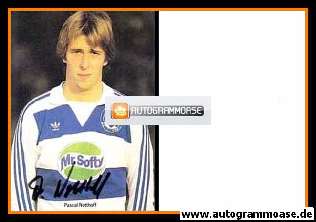 Autogramm Fussball | MSV Duisburg | 1983 | Pascal NOTTHOFF
