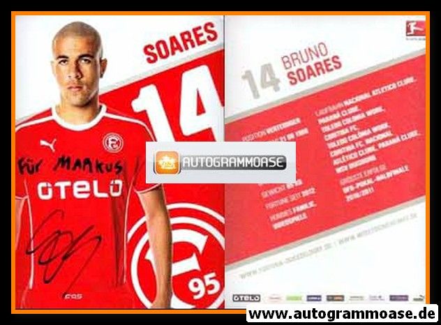 Autogramm Fussball | Fortuna Düsseldorf | 2013 | Bruno SOARES