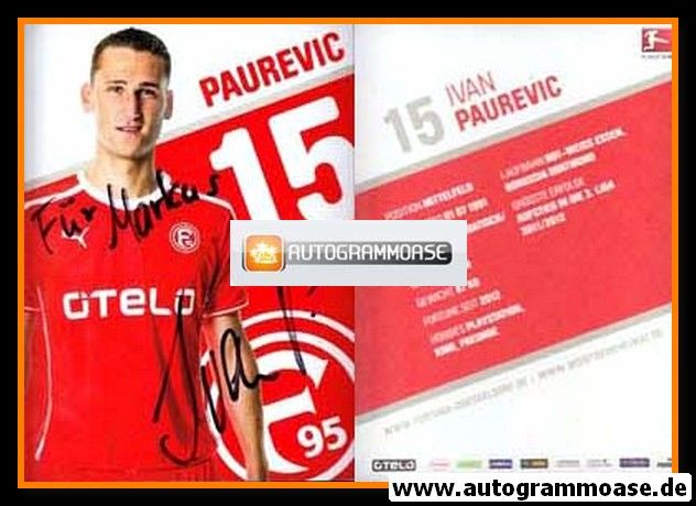 Autogramm Fussball | Fortuna Düsseldorf | 2013 | Ivan PAUREVIC