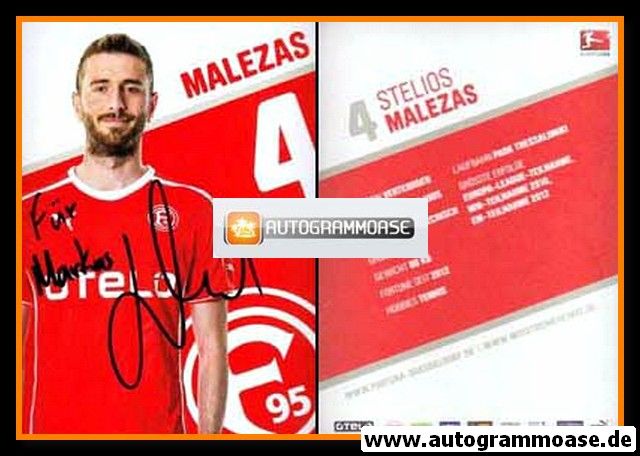 Autogramm Fussball | Fortuna Düsseldorf | 2013 | Stelios MALEZAS
