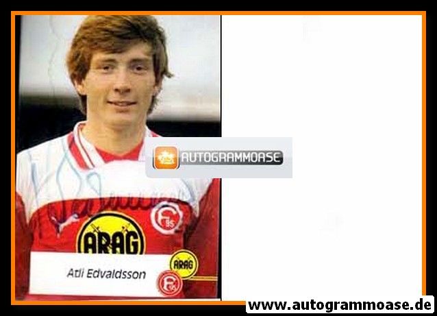 Autogramm Fussball | Fortuna Düsseldorf | 1982 | Atli EDVALDSSON