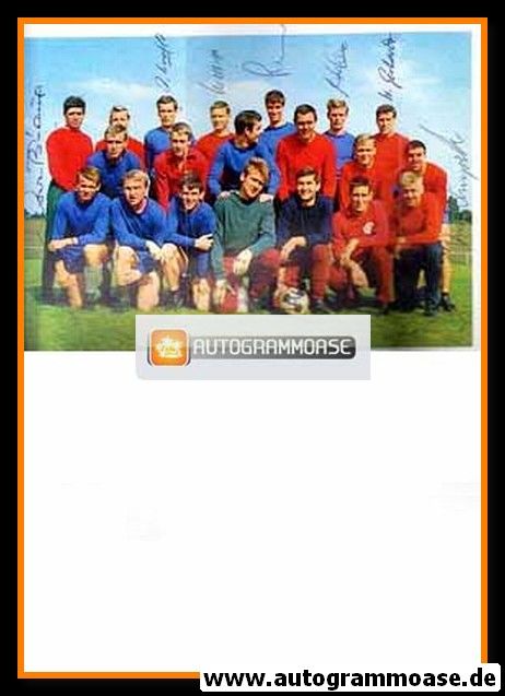 Mannschaftskarte Fussball | Fortuna Düsseldorf | 1966 + 9 AG