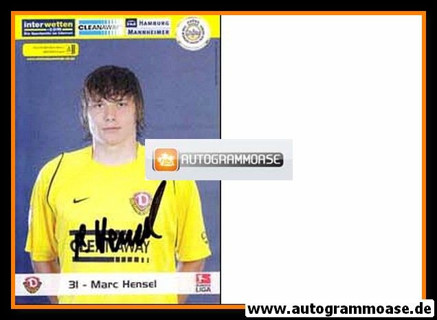 Autogramm Fussball | Dynamo Dresden | 2005 | Marc HENSEL
