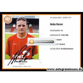 Autogramm Fussball | Rot-Weiss Essen | 2003 | Heiko BONAN