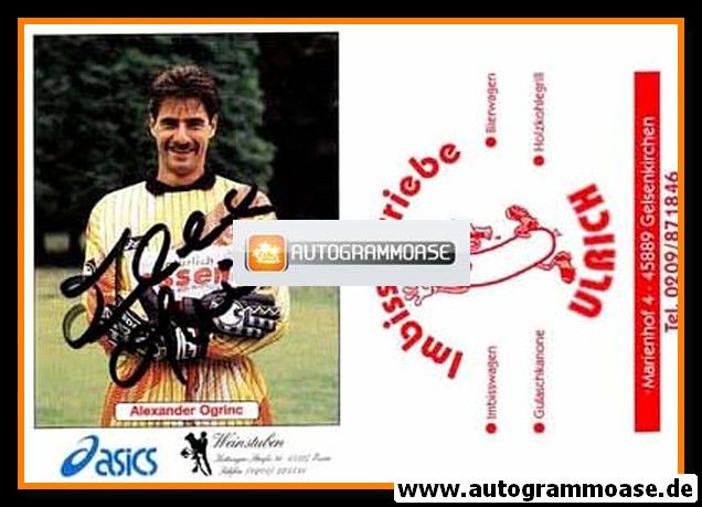 Autogramm Fussball | Rot-Weiss Essen | 1996 | Alexander OGRINC