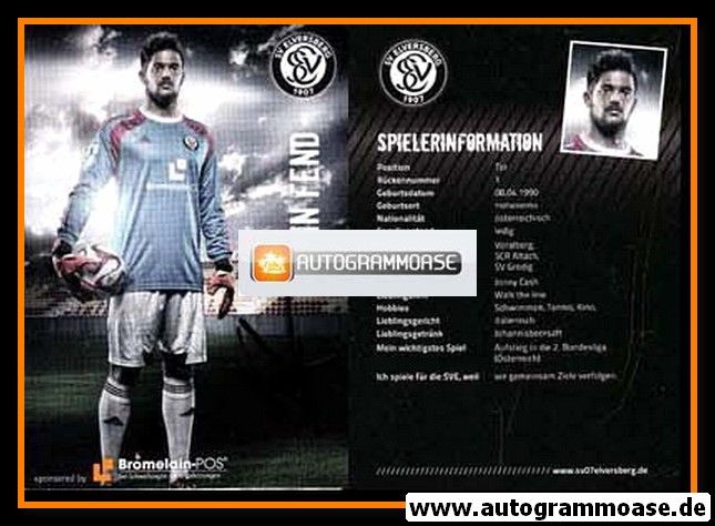 Autogrammkarte Fussball | SV 07 Elversberg | 2014 | Kevin FEND
