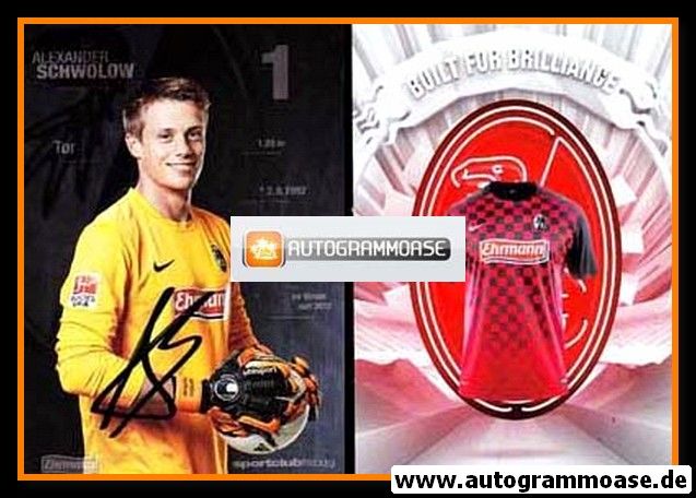Autogramm Fussball | SC Freiburg | 2015 | Alexander SCHWOLOW