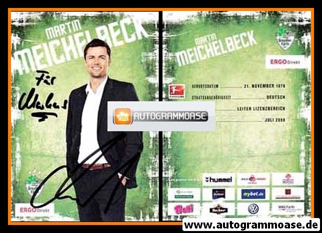 Autogramm Fussball | SpVgg Greuther Fürth | 2013 | Martin MEICHELBECK